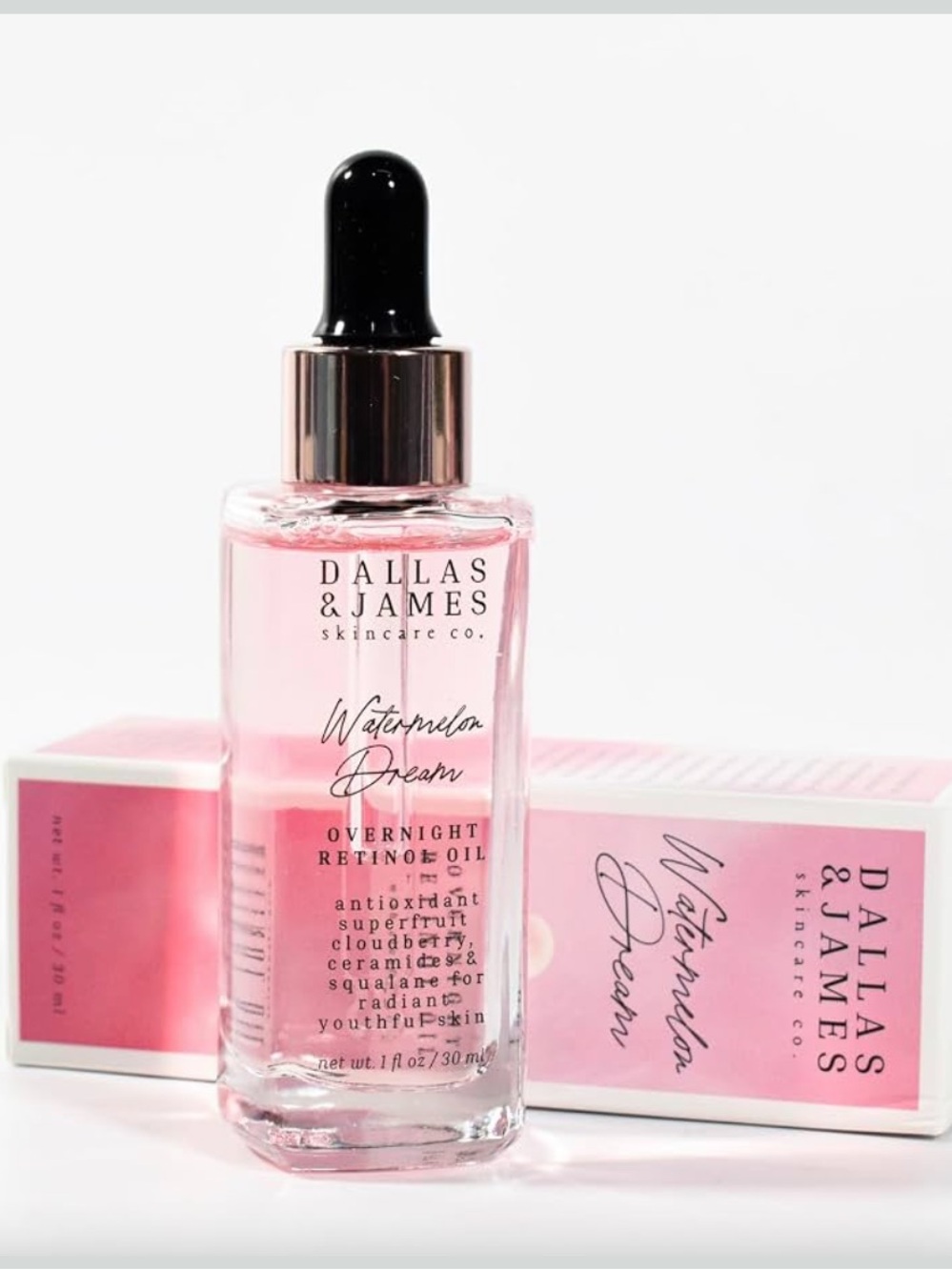 ❗️Dallas & James Watermelon Dream Overnight Retinol Oil NEW $62